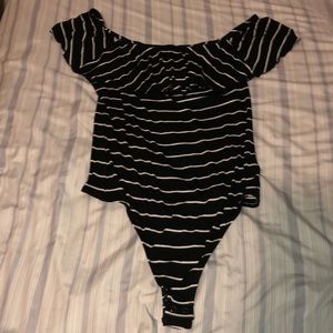 Stripped Bodysuit